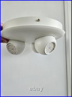 Indoor white 3 and 2 lamp ceiling LED dimmable spot lights