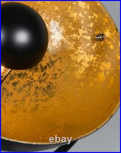 Industrial Tripod Floor Lamp Black Copper Reflector Spotlight 160cm Tall New