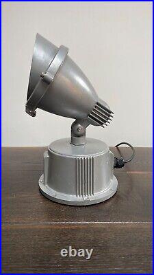 Industrial Vintage Retro Style Desk or Table Lamp Light ex Security Spotlight