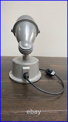 Industrial Vintage Retro Style Desk or Table Lamp Light ex Security Spotlight