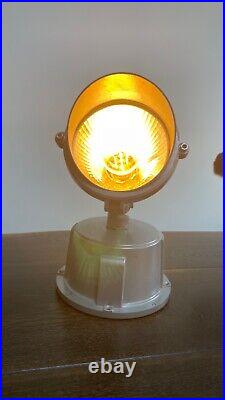 Industrial Vintage Retro Style Desk or Table Lamp Light ex Security Spotlight