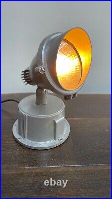Industrial Vintage Retro Style Desk or Table Lamp Light ex Security Spotlight