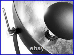 Industrial Vintage Tripod Floor Lamp Spotlight Metal Black and Silver Thames II