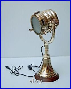 Industrial table lamp desk light lamp fixture chrome spotlight retro home decor