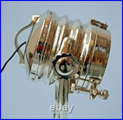 Industrial table lamp desk light lamp fixture chrome spotlight retro home decor