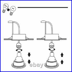 Kanlux QULES AC O-W 26303 Modern Mains GU10 LED Recessed Ceiling Spot Light Lamp