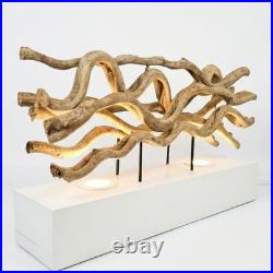 Kinaree Wooden Table Lamp Lianen White Natural GU10 Spots Kinaree Wooden Table Lamp Lianen White Natural GU10 Spots