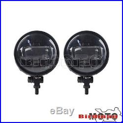 LED Auxiliary Passing Driving Fog Spot Light Turn Signal Lamp For Harley FLHX