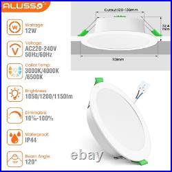 LED Ceiling Light Recessed Ultra Slim Panel Down Lights Round Modern Spot Lamp