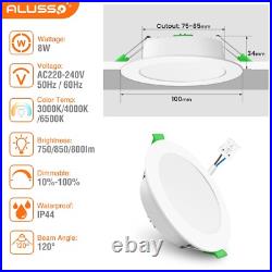 LED Ceiling Light Recessed Ultra Slim Panel Down Lights Round Modern Spot Lamp