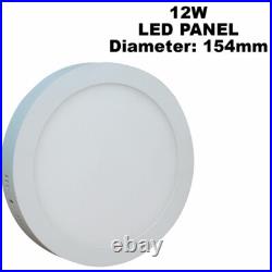 LED Ceiling Round Panel Down Light Bathroom Kitchen Living Room Wall Lamp Bright