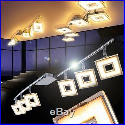 LED Deckenleuchte Design Deckenlampe Deckenspot Chrom Deckenstrahler Wohnzimmer