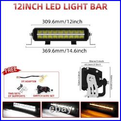 LED Driving 10 LED LIGHT BAR DRL SPOT LIGHT SPOT LAMP DRIVING BEAM WIRE 12/24V