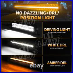 LED Driving 10 LED LIGHT BAR DRL SPOT LIGHT SPOT LAMP DRIVING BEAM WIRE 12/24V