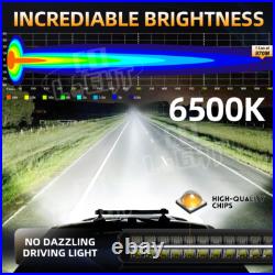 LED Driving 10 LED LIGHT BAR DRL SPOT LIGHT SPOT LAMP DRIVING BEAM WIRE 12/24V