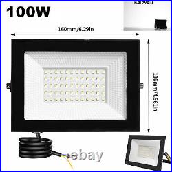 LED Floodlight Spot Light Watt Security Flood Light Outdoor Garden Lamps IP67