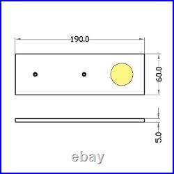 LED Kitchen Light Recessed Surface Mounted Ceiling Luminaire Lamp Spotlight Set