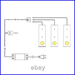 LED Kitchen Light Recessed Surface Mounted Ceiling Luminaire Lamp Spotlight Set