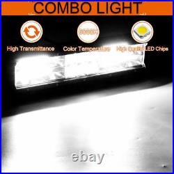 LED Light Bar Flood Spot Combo Driving Lamp For Suv 4WD Boat RV Offroad 4X4 Jeep