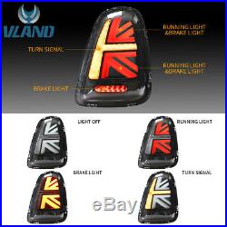 LED Rear Tail Lights For 2011-13 Mini R57 R58 Cooper S Union Jack