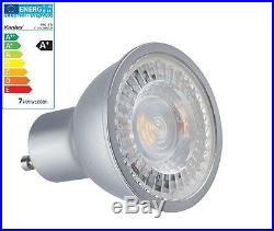 LED SMD Lampe PROLED Strahler GU10 7W 570Lm 6500K kaltweiß 120° Kanlux Spot grau
