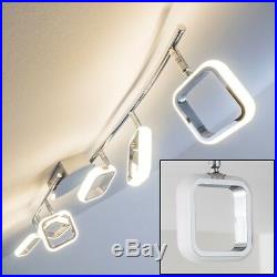 LED Spot Design Strahler Chrom Deckenleuchte Lampe Deckenlampe verstellbar 6er