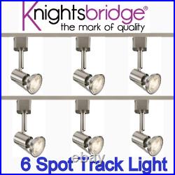 LED Track 6 Spot Tilt Lamp Adjustable Bar Lighting Head Display Light 3 Metre