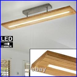 LED luxury ceiling light dimmable living room bedroom lighting wood spot lamp