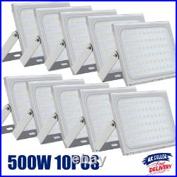 Lamp Security LED 500W Outdoor Watt Spot Light 10x Garden Floodlight Flood Light