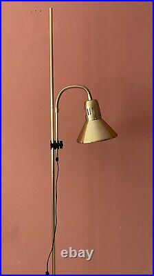 Large 1980's John Lewis Flex Spotlight Floor Lamp 180cm High