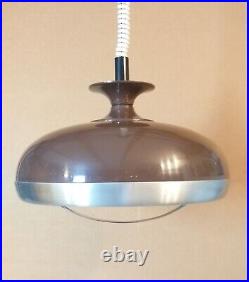 Large Leclaire & Schäfer Pendulum Lamp Spot Lamp Hanging Lamp Danish Design 70s