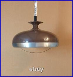 Large Leclaire & Schäfer Pendulum Lamp Spot Lamp Hanging Lamp Danish Design 70s