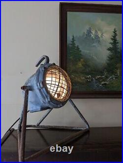 Large Vintage Industrial Westair LTD Floor Table SpotLight