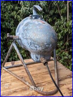 Large Vintage Industrial Westair LTD Floor Table SpotLight