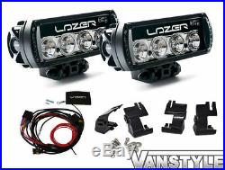 Lazer Lamps St4 Evoultion Led Spot Light Pair Grille Kit For Vw T6 Transporter