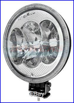 Led Autolamps 2296sbm Led 9 Inch Round Driving Spot Light Spot Lamp + Sidelight
