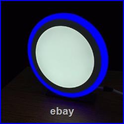 Led Ceiling Lighting Recessed Panel Down Spot Light lamp Bulb Cool White + Blue