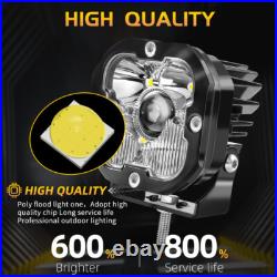 Led Work Light Bar Spot Flood Fog Driving Lamp Offroad Car Truck Suv Atv 12v 24v