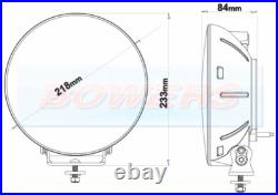 Ledson Sarox 9+ Black 9 Round Full LED Driving Spot Light Spot Lamp