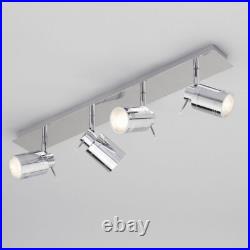 Litecraft Hugo Spotlight Plate, Bar & Wall Bathroom IP44 Fitting Chrome
