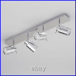 Litecraft Hugo Spotlight Plate, Bar & Wall Bathroom IP44 Fitting Chrome