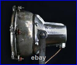 Loft Tripod Stativ Lampe Scheinwerfer Vintage Shiff Strahler Metal XL Spot
