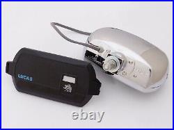 Lucas LR8 New Chrome 12V Square Spot Light / Spot Lamp & Removable Cover, LDB306