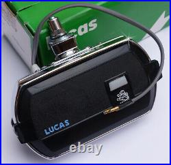 Lucas LR8 New Chrome 12V Square Spot Light / Spot Lamp & Removable Cover, LDB306