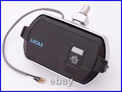 Lucas LR8 New Chrome 12V Square Spot Light / Spot Lamp & Removable Cover, LDB306