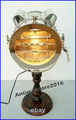 MARINE TABLE DESIGNER SEARCH LIGHT WITH STAND Nautical Spot Light Studio Lamp