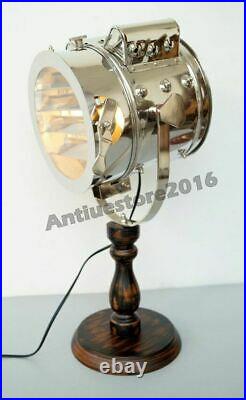 Marine table search light with stand nautical spot light studio lamp