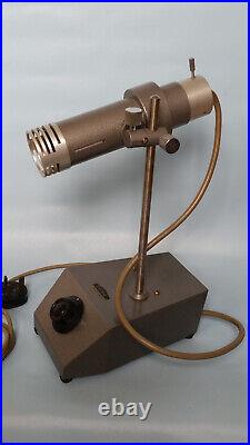 Microscope Spot Light Prior, England. Focusable Dimmable Industrial Lighting VGC