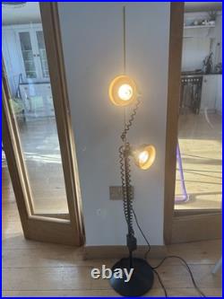 Mid Century Maclamp Style Twin Headed Spot Lamp Retro 1970s Floor Lamp