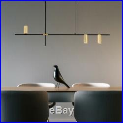 Modern 3/9 Light Suspension Chandelier Linear LED Spotlight Ceiling Lamp Fixture